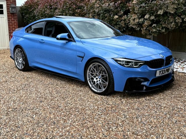 BMW M4 2018 3.0 Biturbo Competition Coupe Dct Y33PRF Blue #4
