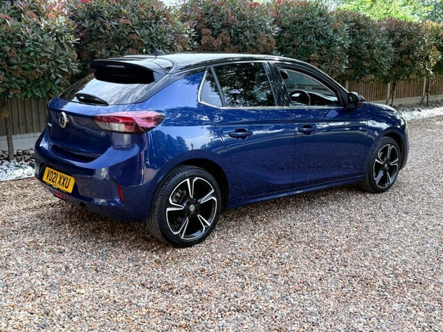 Vauxhall Corsa 2021 1.2 Turbo Elite Nav Premium Hatchback Pet VO21XXU Blue #5