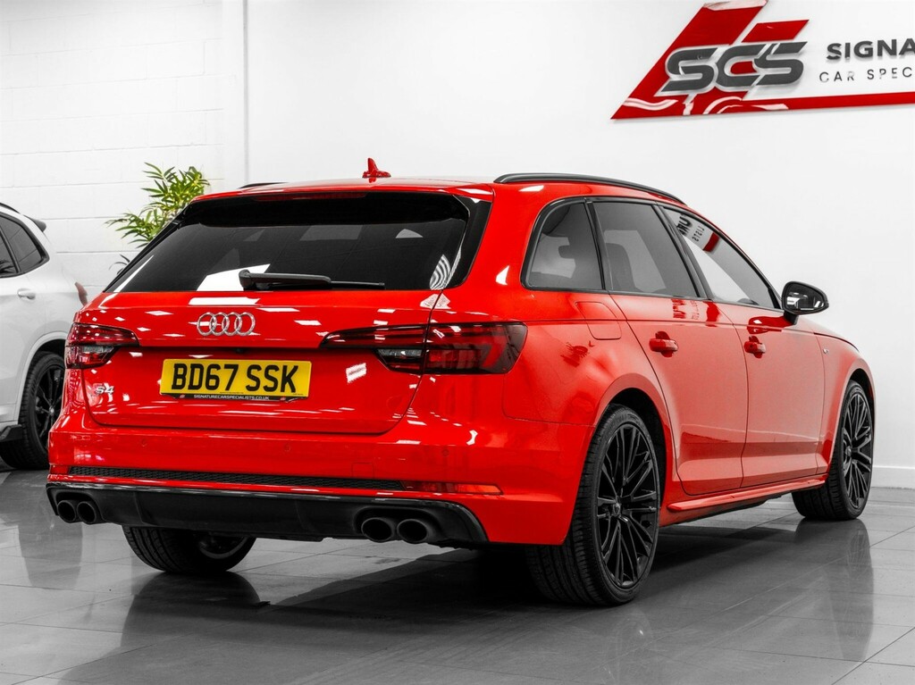 Audi S4 Estate BD67SSK Red #4