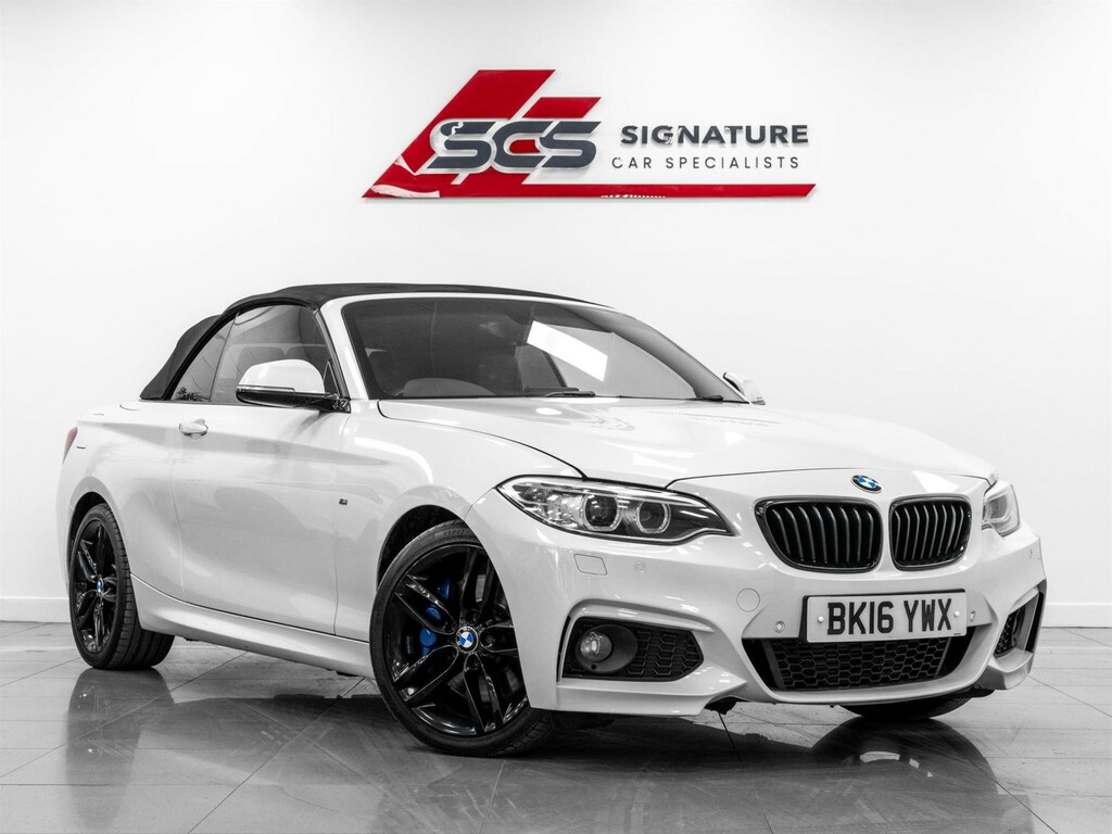 BMW 2 Series Convertible BK16YWX White #3