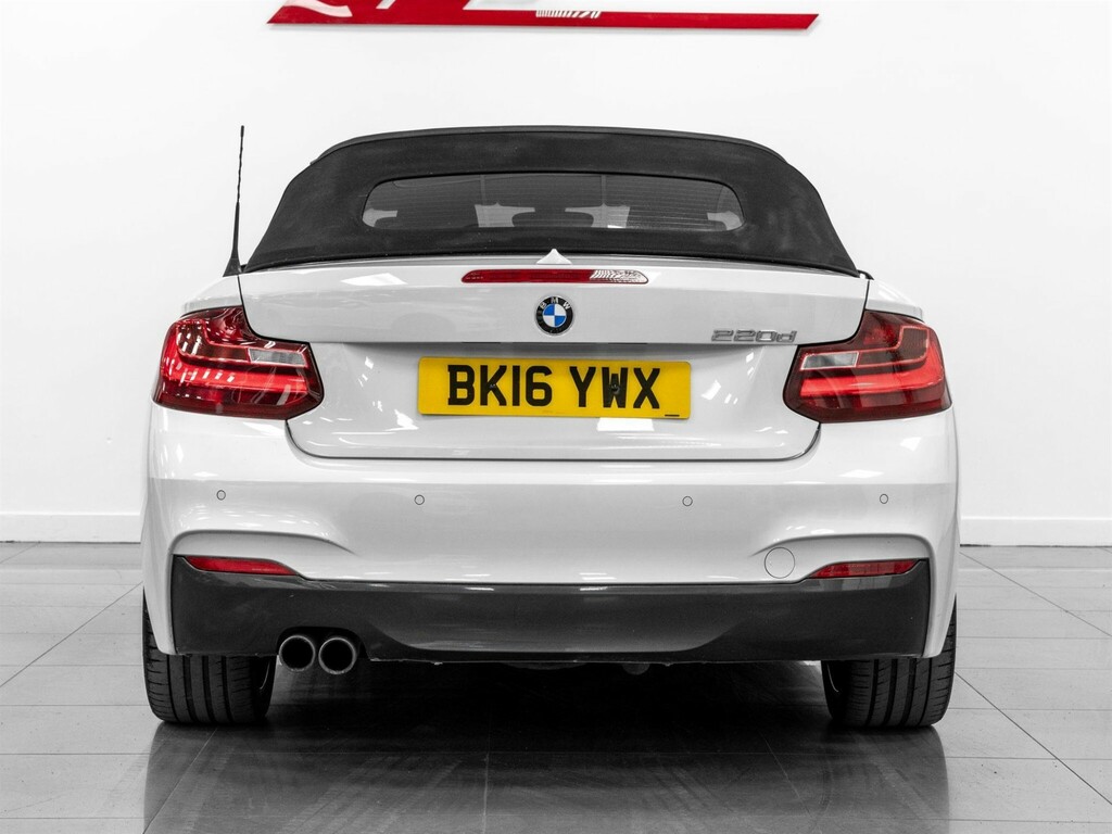 BMW 2 Series Convertible BK16YWX White #6