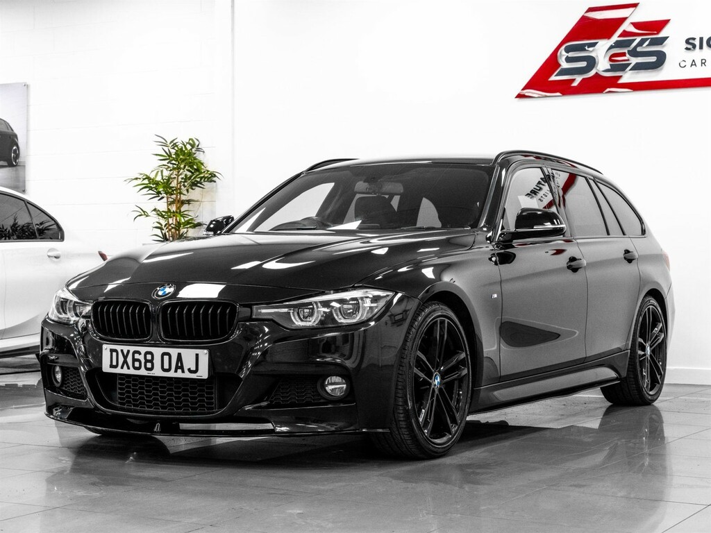BMW 3 Series Estate DX68OAJ Black #2