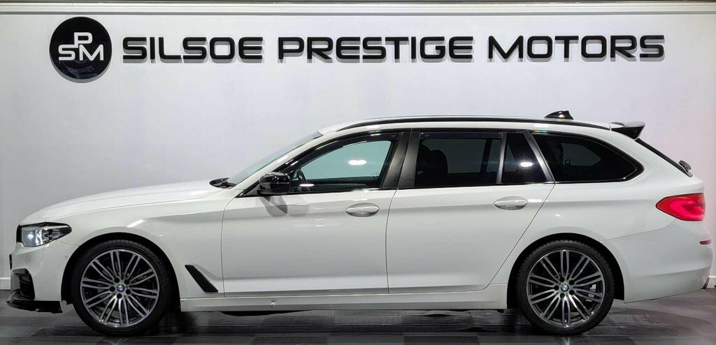 BMW 5 Series For Sale In Bedford LB67GJY White #6