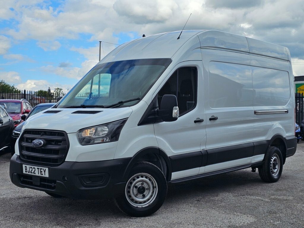 Ford Transit Custom 2L Leader BJ22TEY White #4