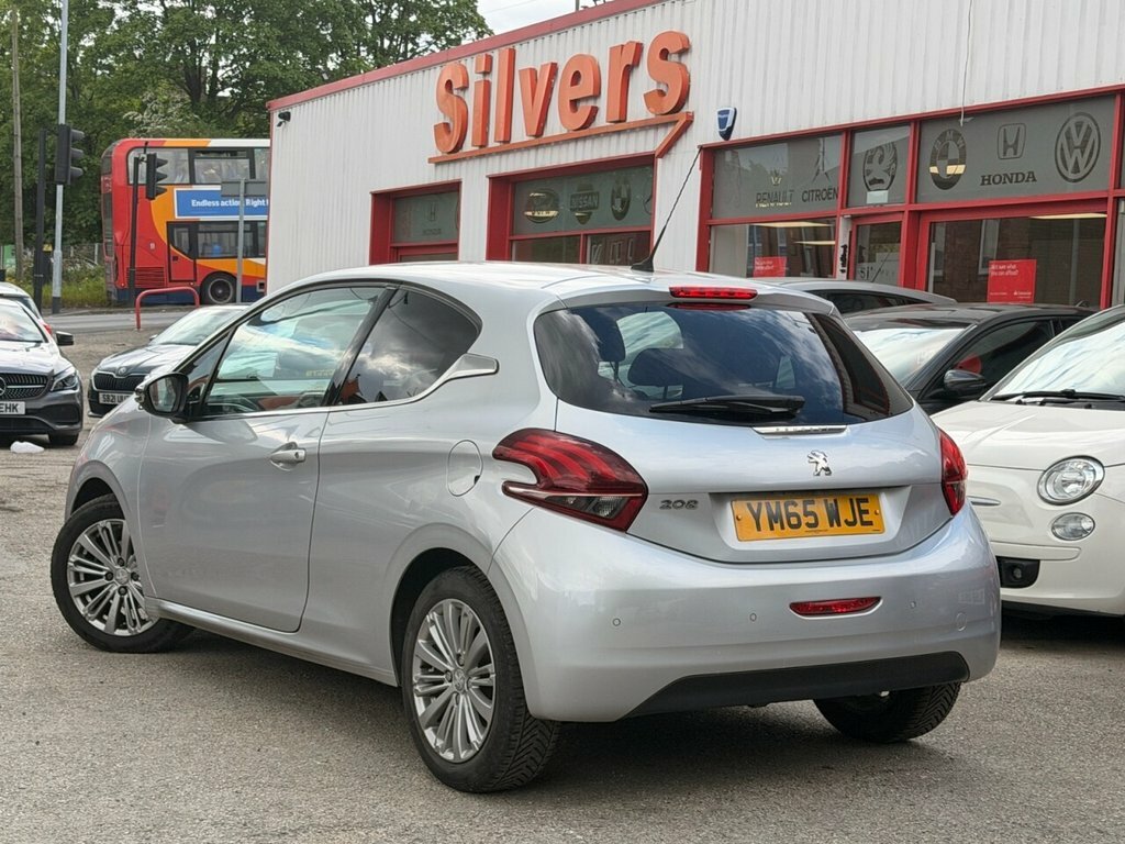 Peugeot 208 Hatchback YM65WJE Silver #2