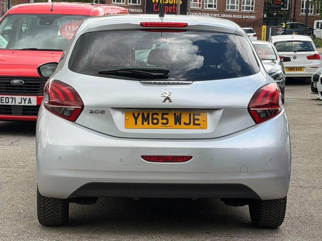 Peugeot 208 Hatchback YM65WJE Silver #4