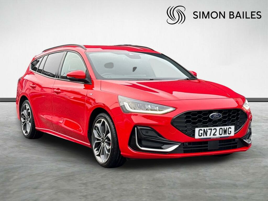 Ford Focus 1.0T Ecoboost Mhev St-line Vignale Dct Euro 6 S S Red