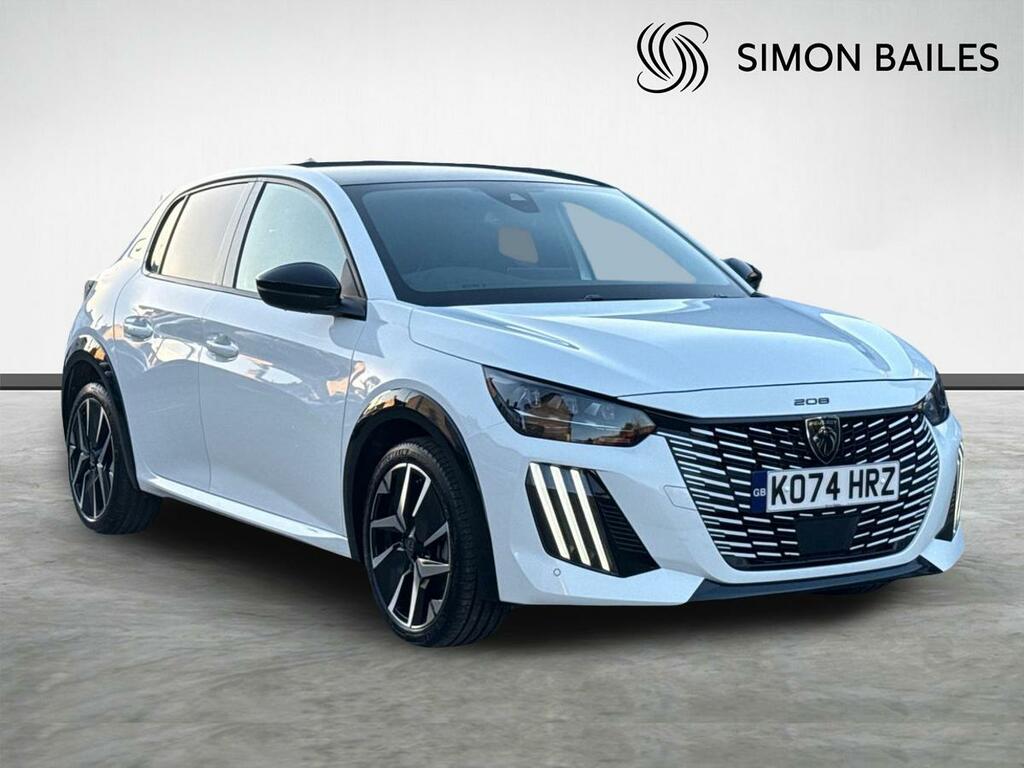 Peugeot 208 1.2 Hybrid Gt E-dsc6 Euro 6 S S White