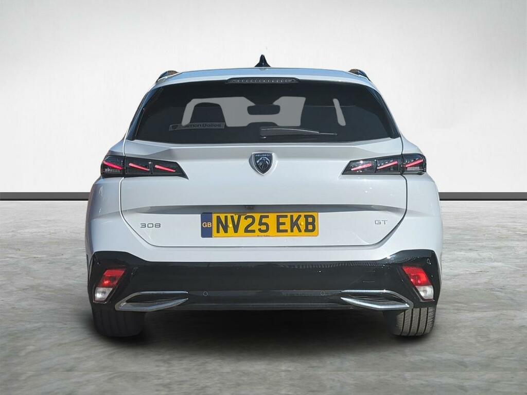 Peugeot 308 SW 1.2 Gt Estate Hybrid E-dsc6 Euro 6 S S NV25EKB White #4