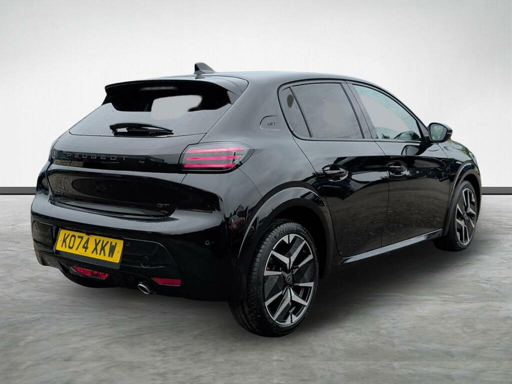 Peugeot 208 1.2 Puretech Gt Euro 6 S S KO74XKW Black #3