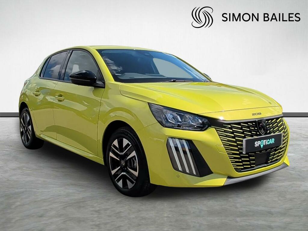 Peugeot 208 1.2 Allure E-dsc6 Euro 6 S S Yellow