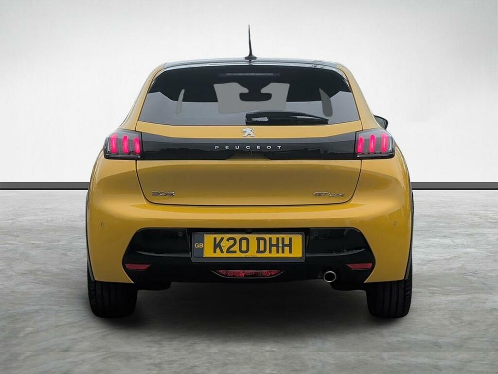 Peugeot 208 1.2 Puretech Gt Line Euro 6 S S NU20VOA Yellow #4