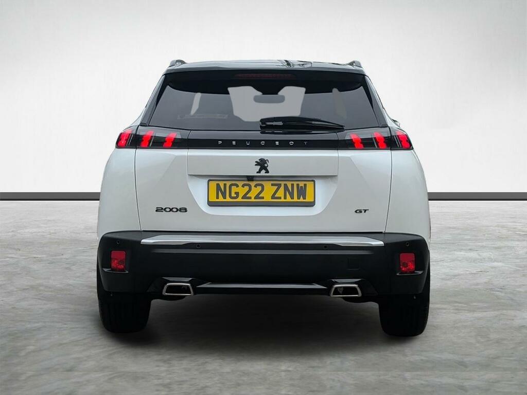 Peugeot 2008 1.2 Puretech Gt Eat Euro 6 S S NG22ZNW White #4