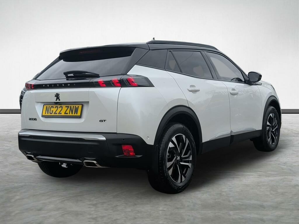Peugeot 2008 1.2 Puretech Gt Eat Euro 6 S S NG22ZNW White #3