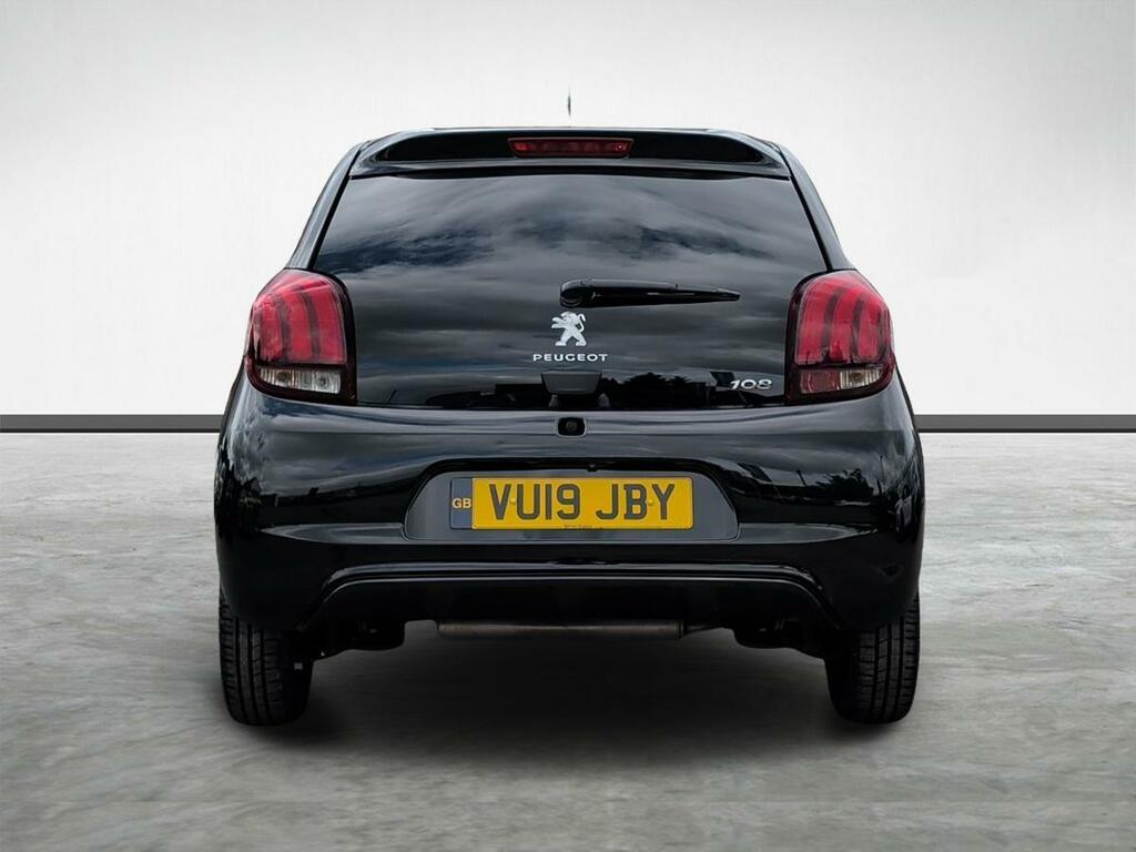 Peugeot 108 1.0 Allure Hatchback Euro 6 72 VU19JBY Black #4