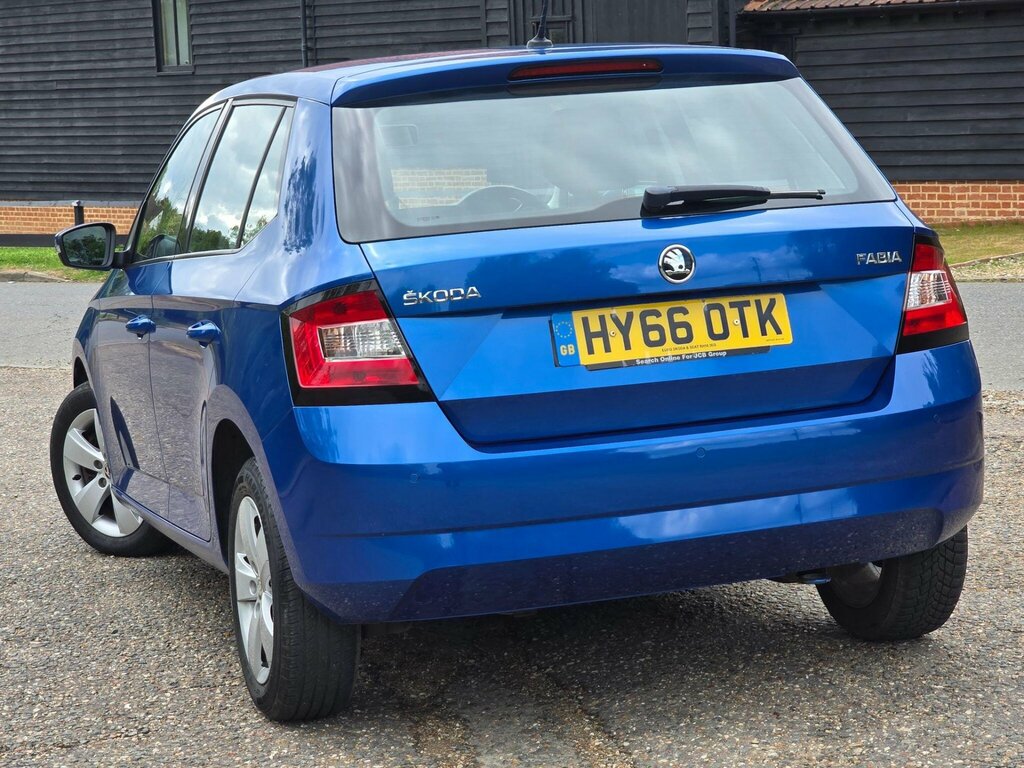 Skoda Fabia 1.2 Tsi Se Dsg Euro 6 Ss HY66OTK Blue #4