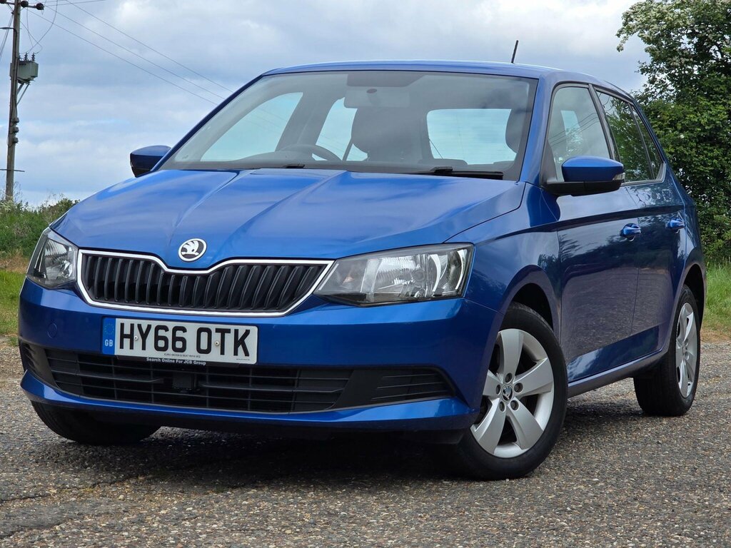 Skoda Fabia 1.2 Tsi Se Dsg Euro 6 Ss HY66OTK Blue #2