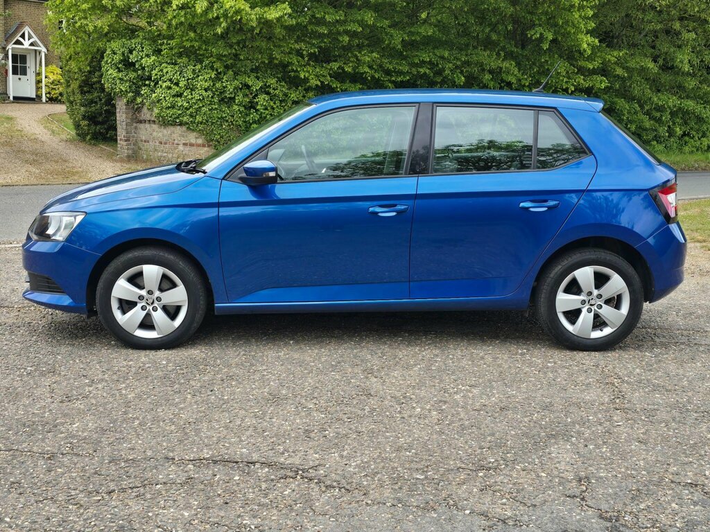 Skoda Fabia 1.2 Tsi Se Dsg Euro 6 Ss HY66OTK Blue #5