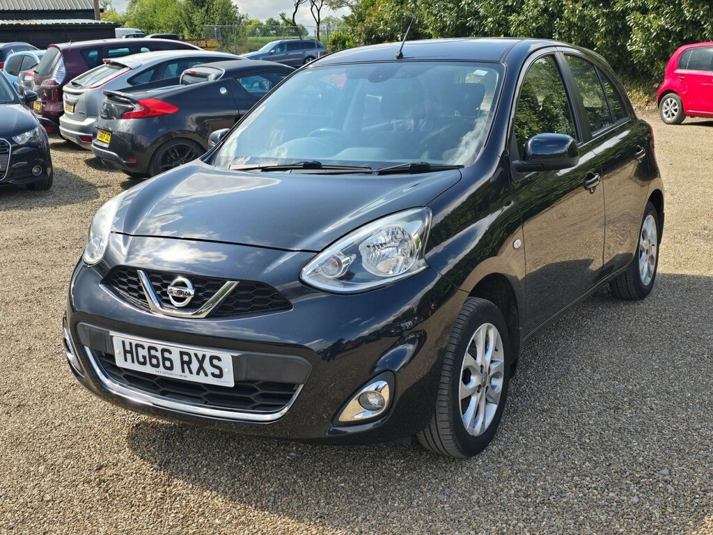 Nissan Micra 1.2 Acenta Euro 6 HG66RXS Black #2