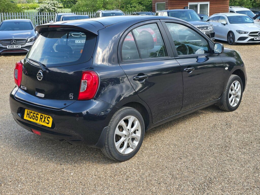 Nissan Micra 1.2 Acenta Euro 6 HG66RXS Black #3