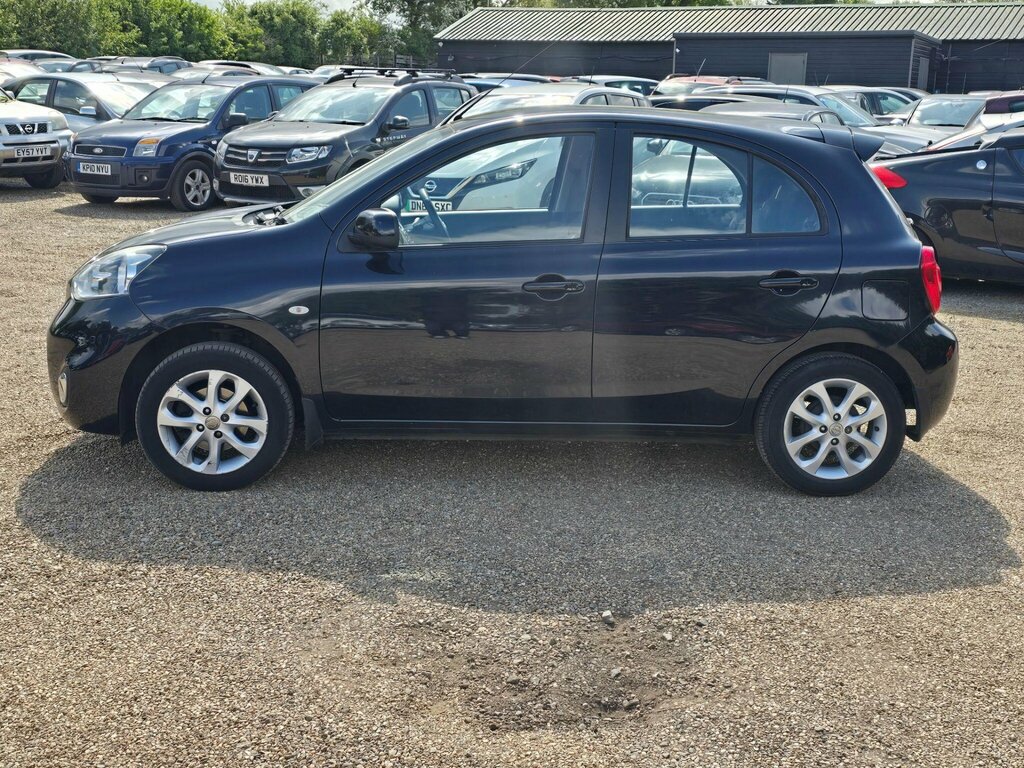 Nissan Micra 1.2 Acenta Euro 6 HG66RXS Black #6