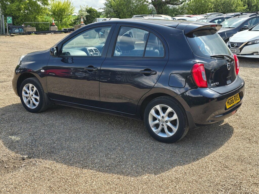 Nissan Micra 1.2 Acenta Euro 6 HG66RXS Black #4