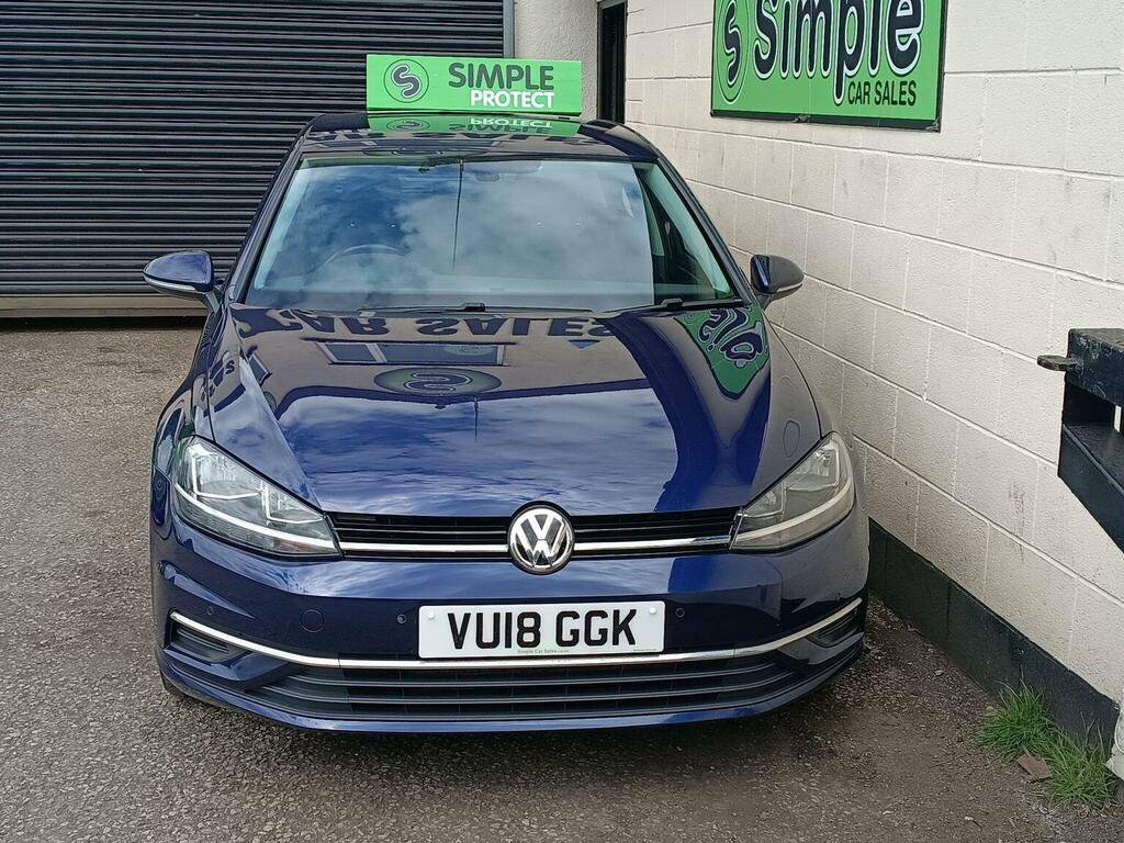 Volkswagen Golf Hatchback 1.0 Tsi Se Nav Euro 6 Ss 201818 VU18GGK Blue #2