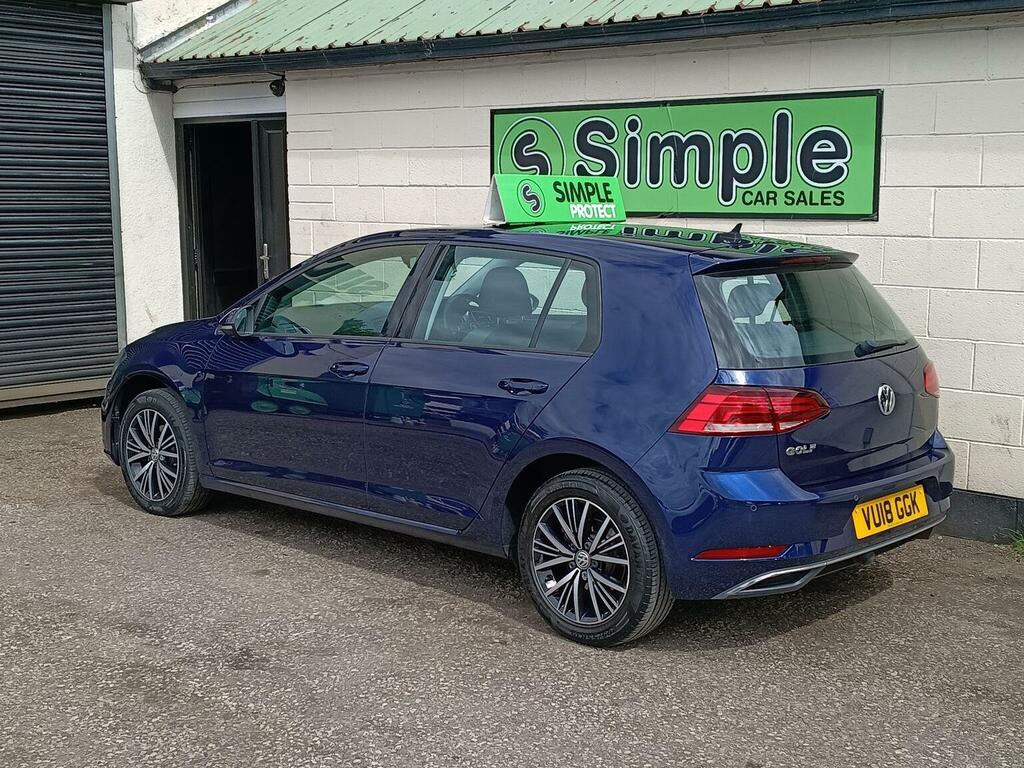 Volkswagen Golf Hatchback 1.0 Tsi Se Nav Euro 6 Ss 201818 VU18GGK Blue #3