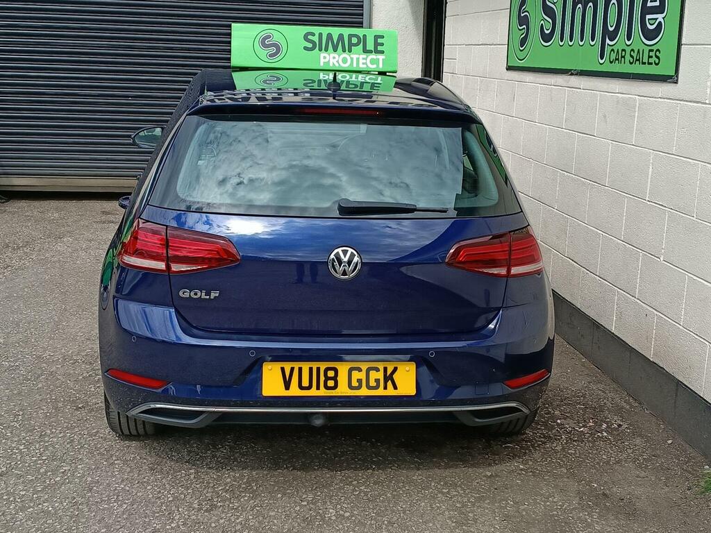 Volkswagen Golf Hatchback 1.0 Tsi Se Nav Euro 6 Ss 201818 VU18GGK Blue #5