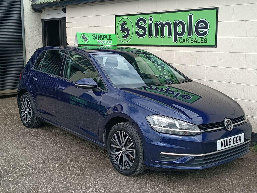 Volkswagen Golf Hatchback 1.0 Tsi Se Nav Euro 6 Ss 201818 Blue