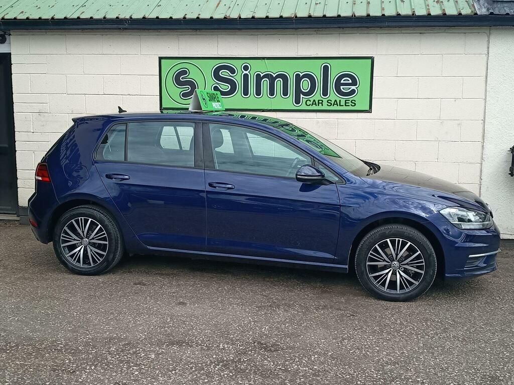 Volkswagen Golf Hatchback 1.0 Tsi Se Nav Euro 6 Ss 201818 VU18GGK Blue #6