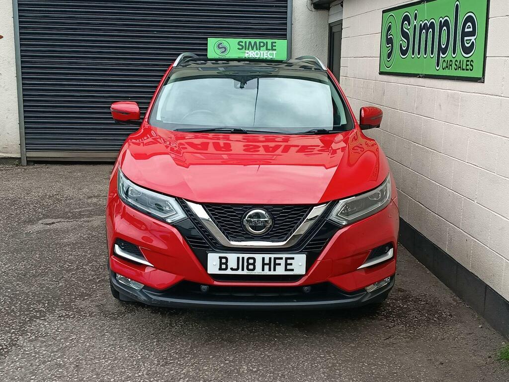 Nissan Qashqai Suv 1.2 Dig-t Tekna Euro 6 Ss 201818 BJ18HFE Red #2