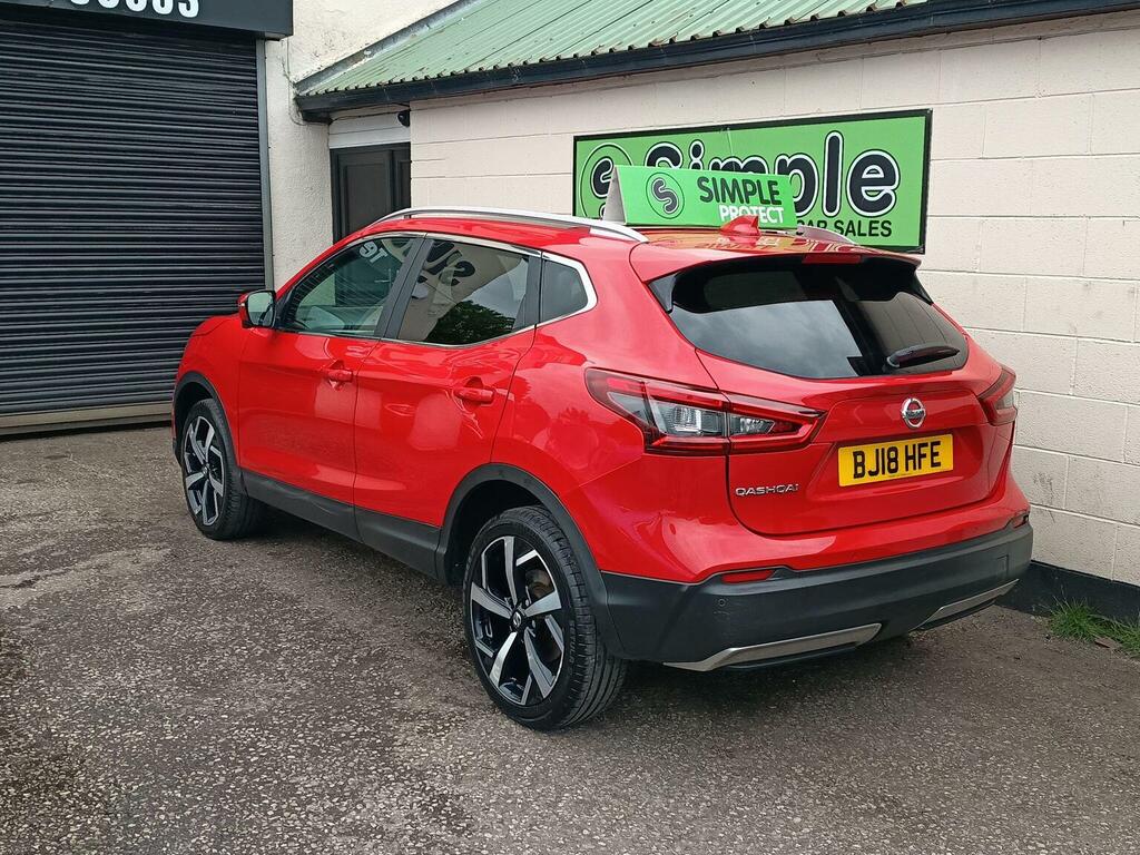 Nissan Qashqai Suv 1.2 Dig-t Tekna Euro 6 Ss 201818 BJ18HFE Red #3