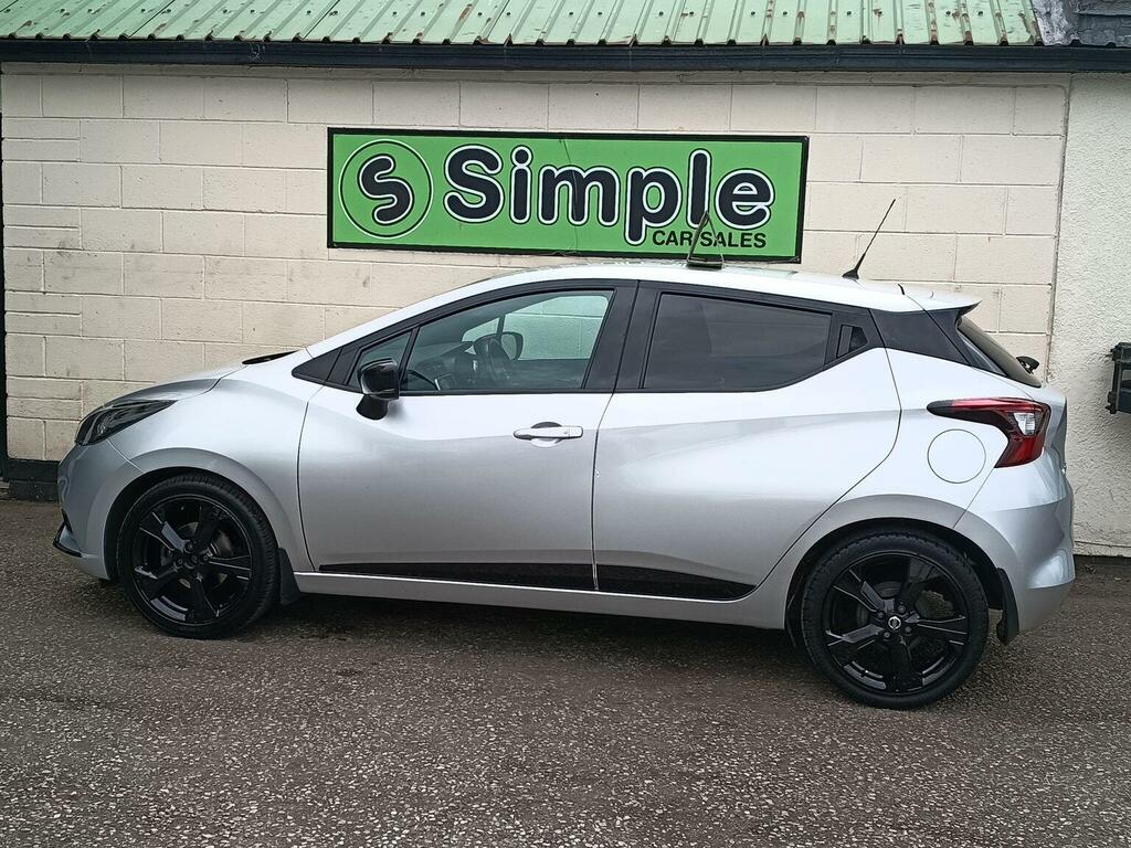 Nissan Micra Hatchback 1.0 Ig-t N-sport Euro 6 Ss 2021 RJ71UKY Silver #4