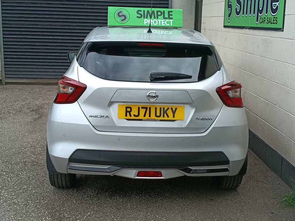 Nissan Micra Hatchback 1.0 Ig-t N-sport Euro 6 Ss 2021 RJ71UKY Silver #5