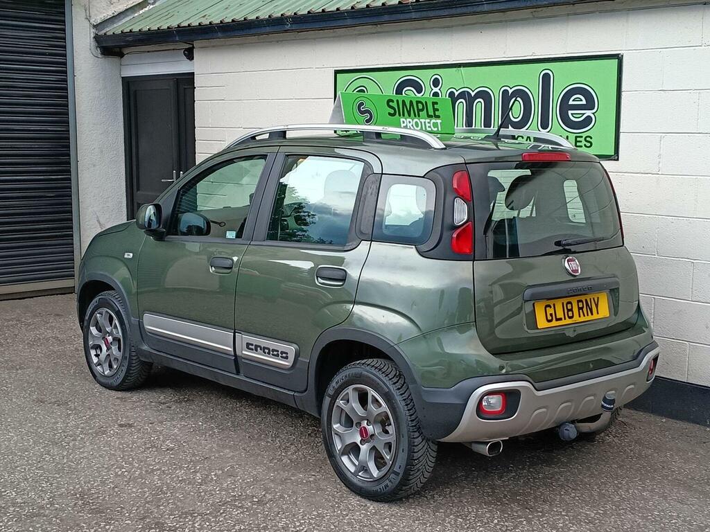 Fiat Panda Hatchback 0.9 Twinair Cross Euro 6 Ss 2018 GL18RNY Green #3