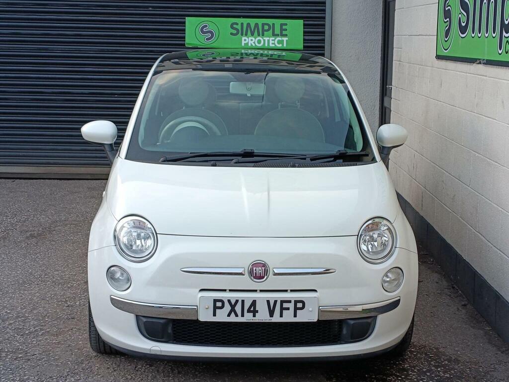 Fiat 500 Hatchback 1.2 Lounge Euro 6 Ss 201414 PX14VFP White #2