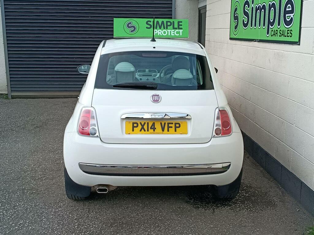 Fiat 500 Hatchback 1.2 Lounge Euro 6 Ss 201414 PX14VFP White #5