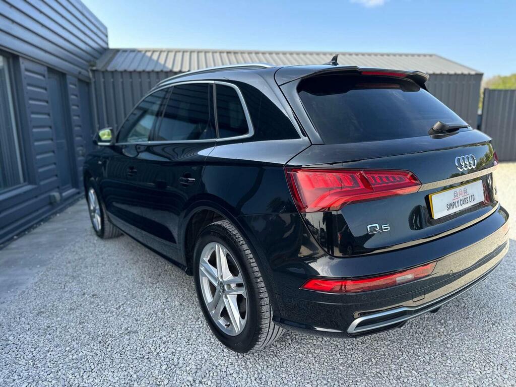 Audi Q5 2.0 Tdi S Line S Tronic Quattro Euro 6 Ss ET67YDW Black #5