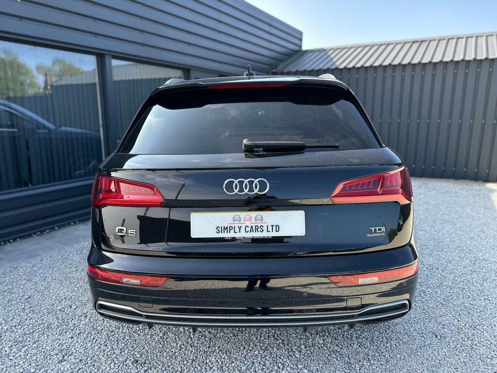 Audi Q5 2.0 Tdi S Line S Tronic Quattro Euro 6 Ss ET67YDW Black #4