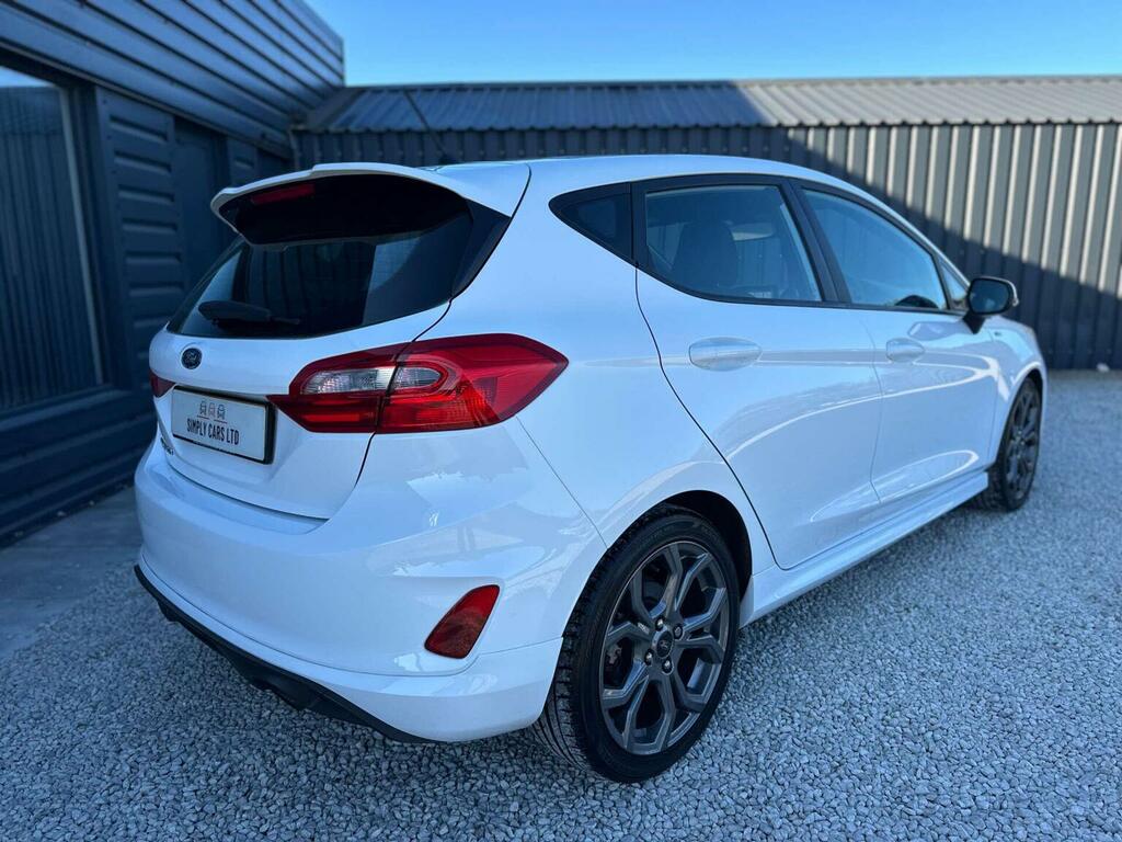 Ford Fiesta 1.0T Ecoboost St-line Euro 6 Ss 201818 DY18HCC White #3