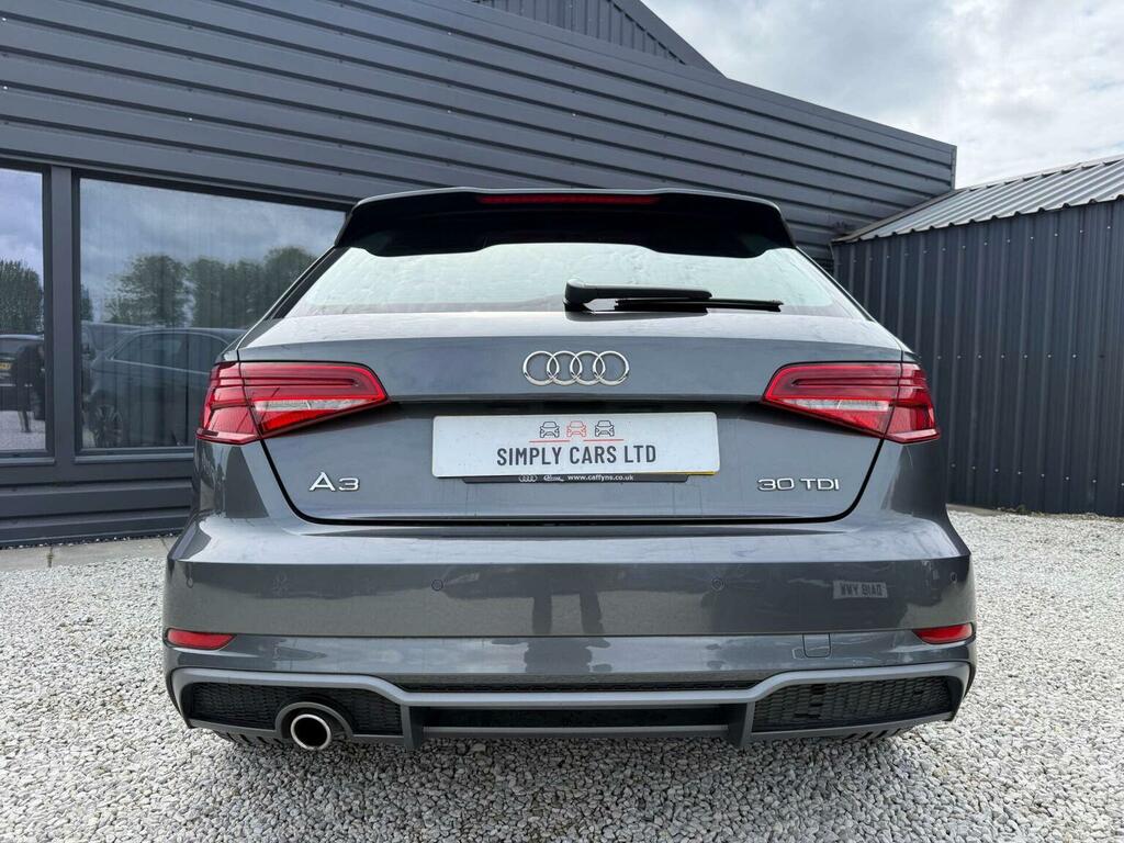 Audi A3 1.6 Tdi 30 S Line Sportback S Tronic Euro 6 Ss PE69XNU Grey #4