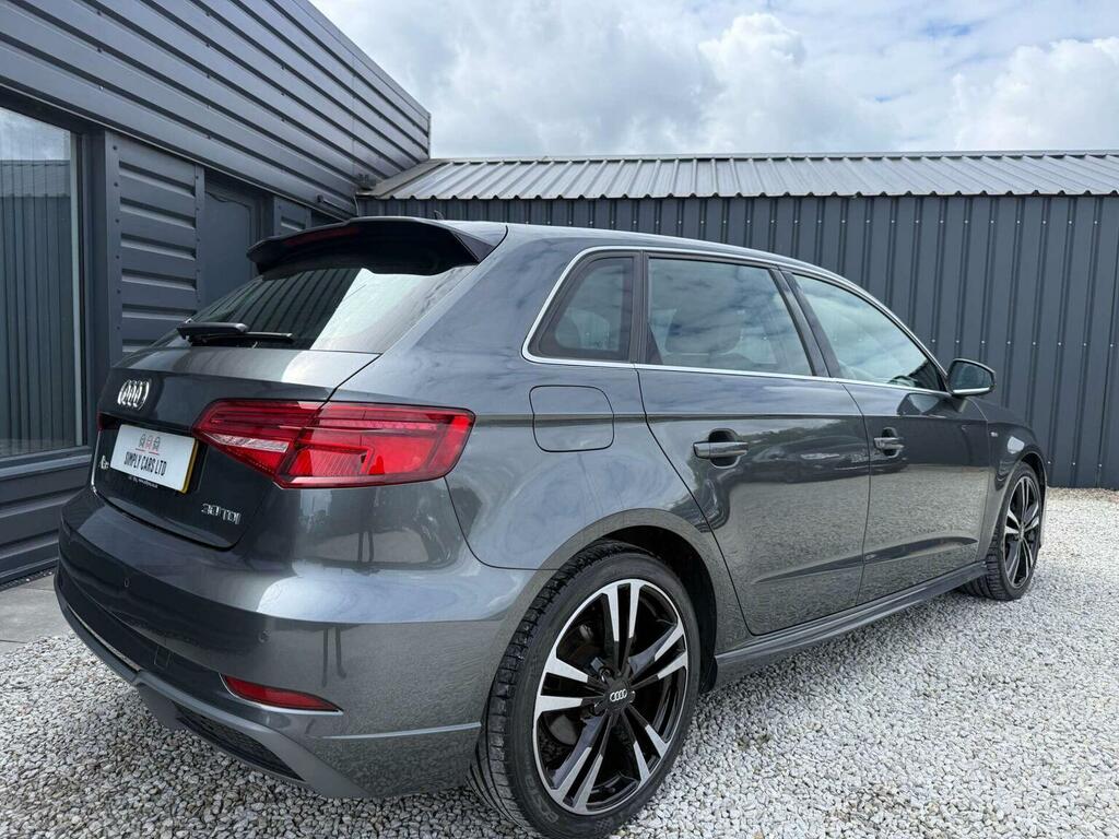 Audi A3 1.6 Tdi 30 S Line Sportback S Tronic Euro 6 Ss PE69XNU Grey #3