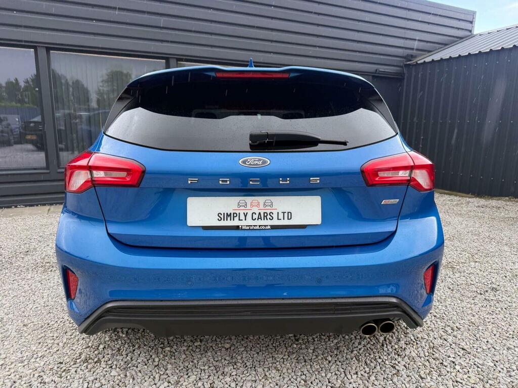 Ford Focus 1.0T Ecoboost St-line X Euro 6 Ss 201968 GD68BWC Blue #4