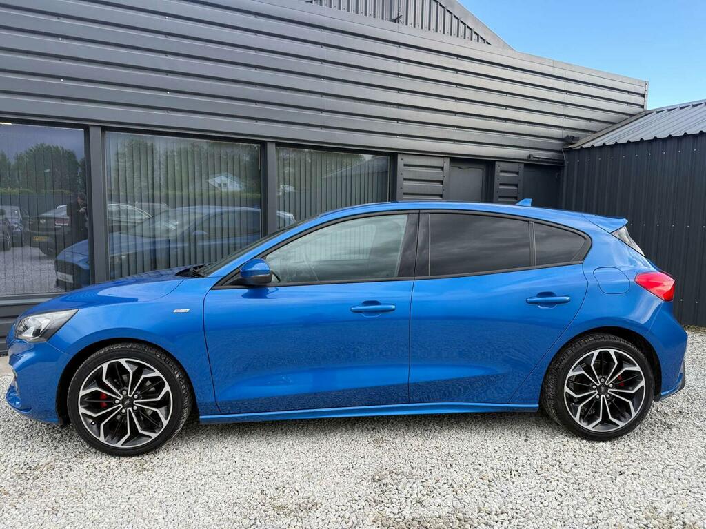 Ford Focus 1.0T Ecoboost St-line X Euro 6 Ss 201968 GD68BWC Blue #6