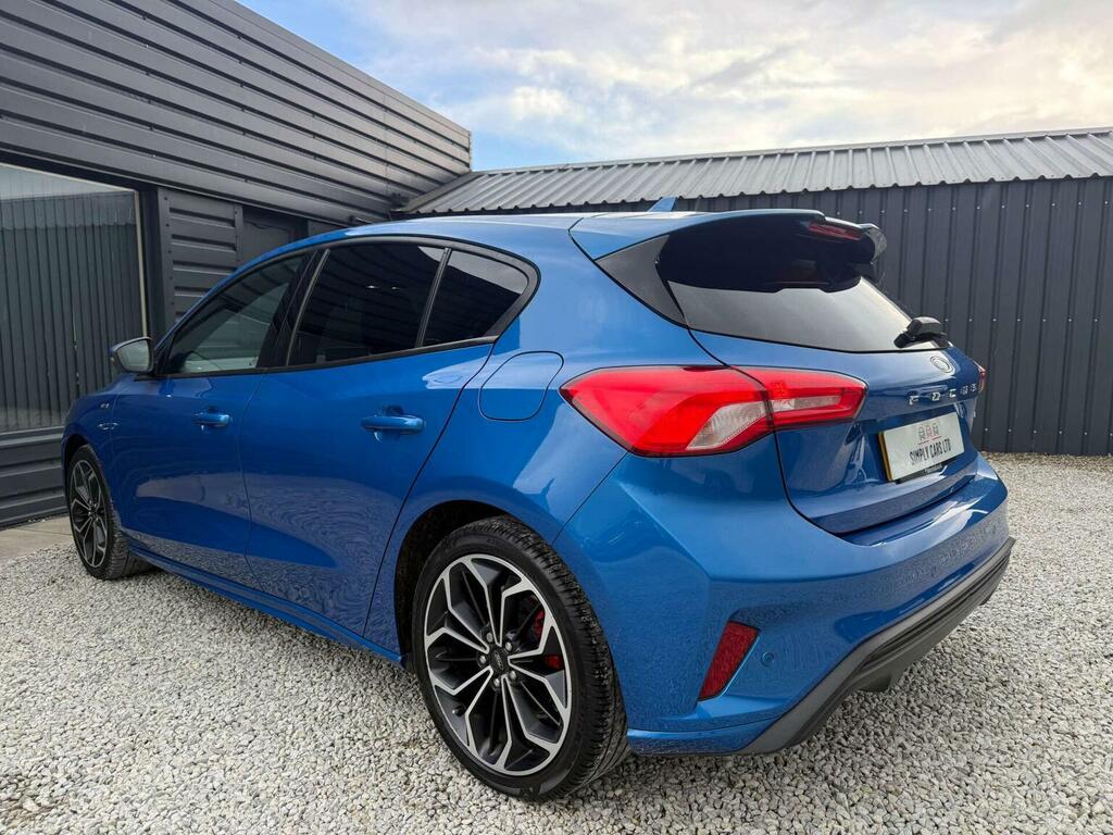 Ford Focus 1.0T Ecoboost St-line X Euro 6 Ss 201968 GD68BWC Blue #5
