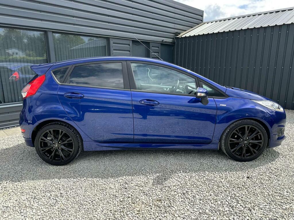 Ford Fiesta 1.0T Ecoboost St-line Euro 6 Ss 201717 EF17YKH Blue #2