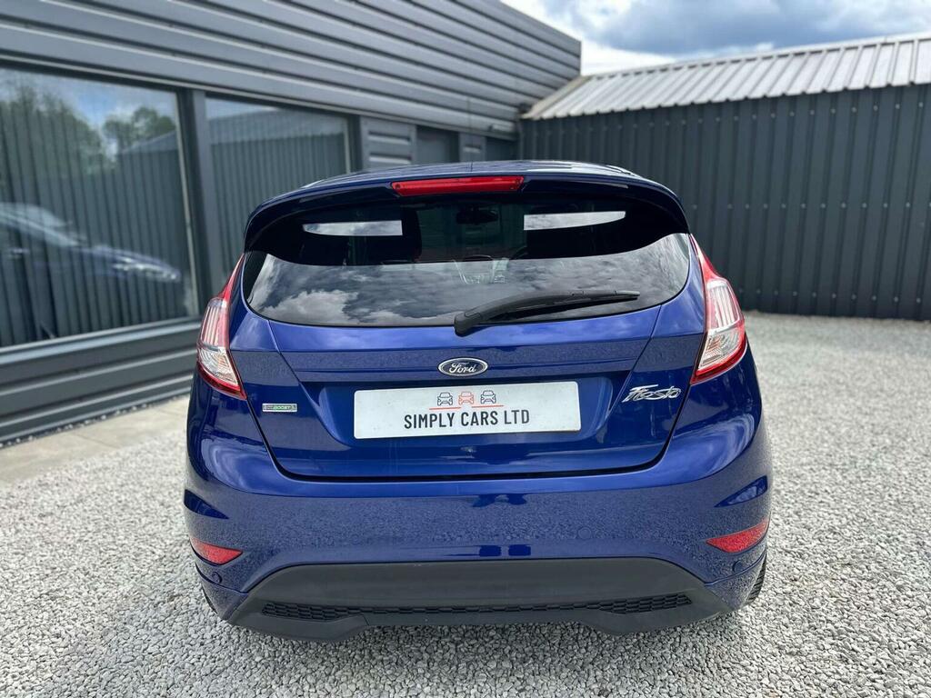 Ford Fiesta 1.0T Ecoboost St-line Euro 6 Ss 201717 EF17YKH Blue #4