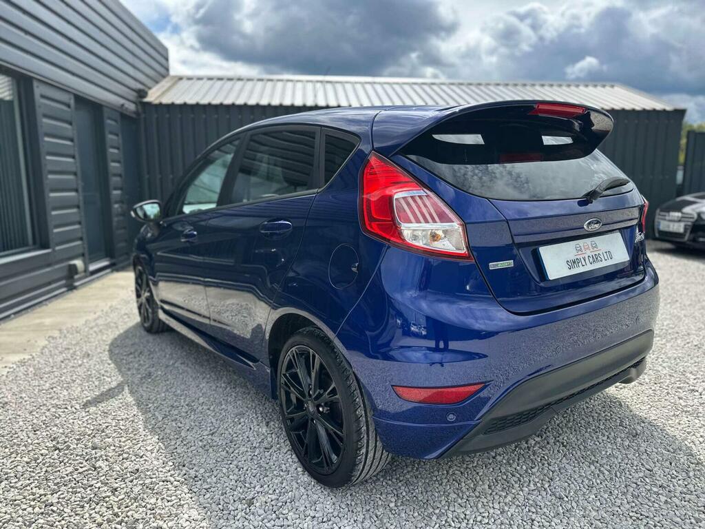 Ford Fiesta 1.0T Ecoboost St-line Euro 6 Ss 201717 EF17YKH Blue #5