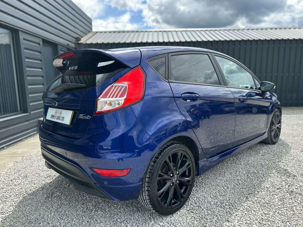 Ford Fiesta 1.0T Ecoboost St-line Euro 6 Ss 201717 EF17YKH Blue #3